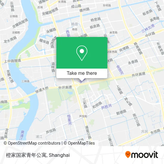 橙家国家青年公寓 map