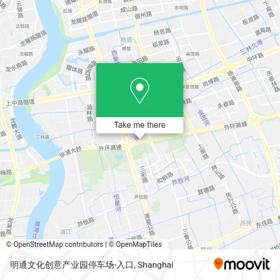 明通文化创意产业园停车场-入口 map