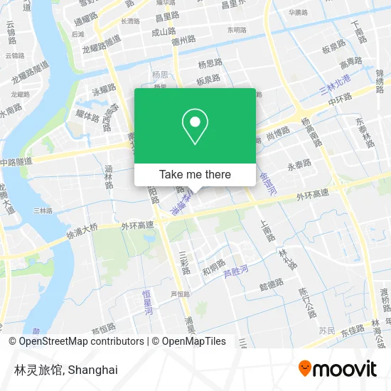 林灵旅馆 map