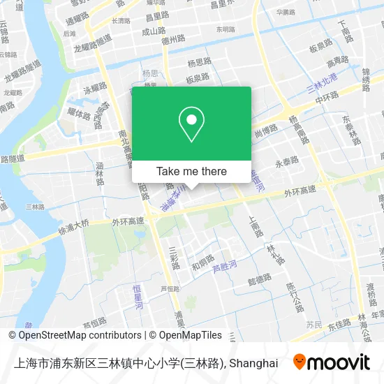 上海市浦东新区三林镇中心小学(三林路) map