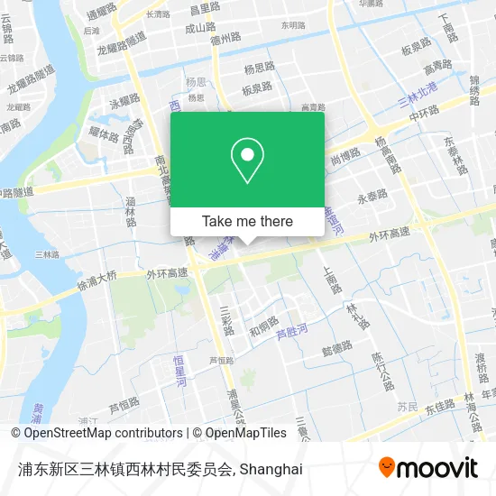 浦东新区三林镇西林村民委员会 map