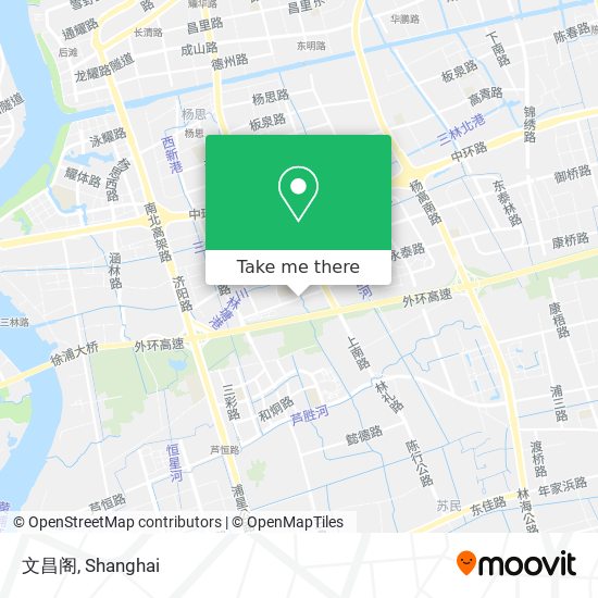 文昌阁 map