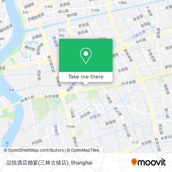 品悦酒店婚宴(三林古镇店) map