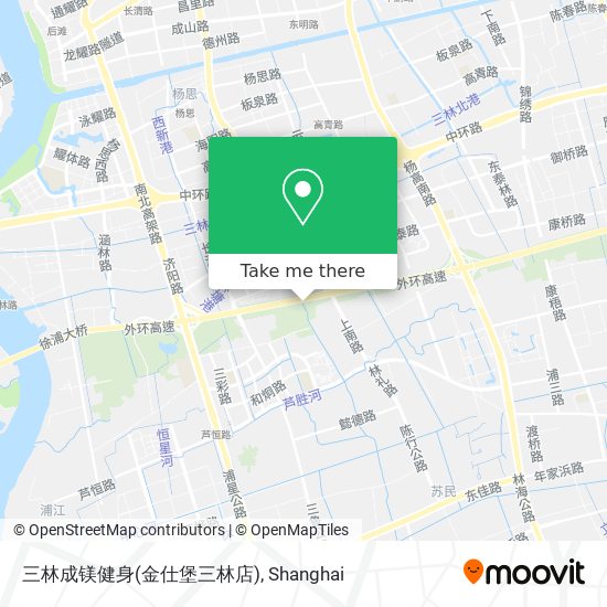 三林成镁健身(金仕堡三林店) map