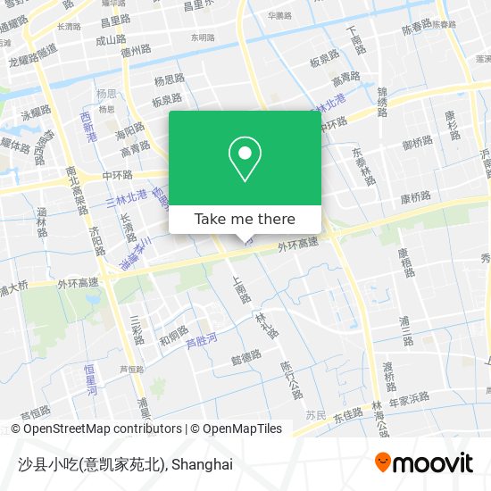 沙县小吃(意凯家苑北) map