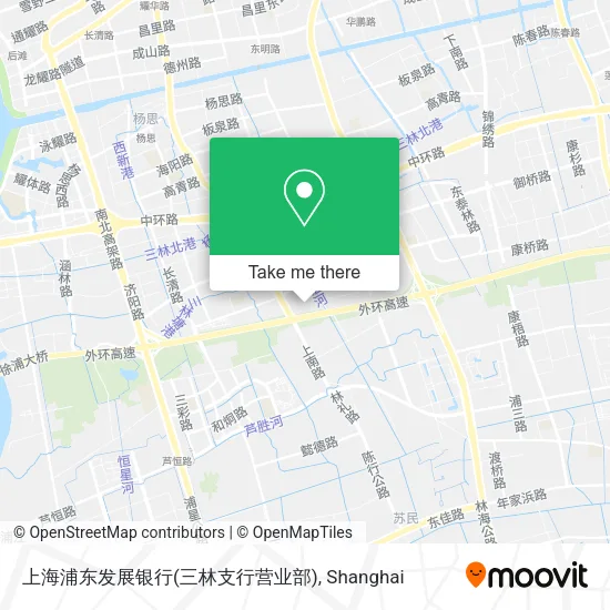 上海浦东发展银行(三林支行营业部) map