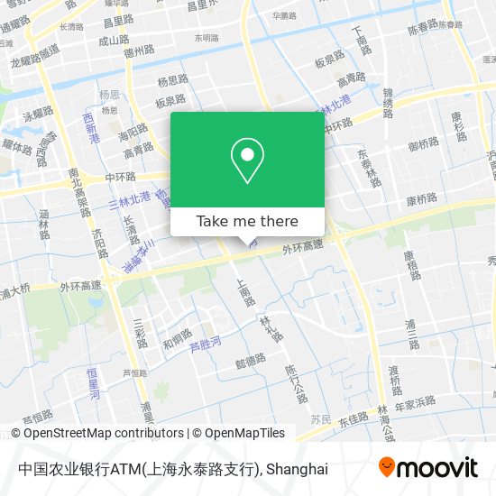 中国农业银行ATM(上海永泰路支行) map