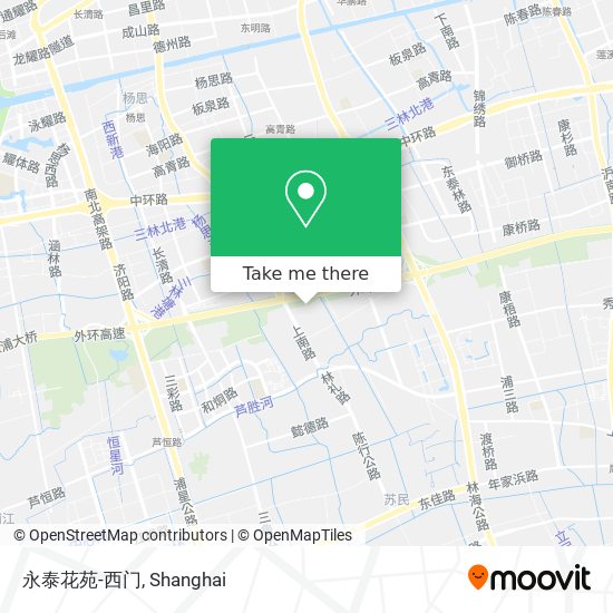 永泰花苑-西门 map
