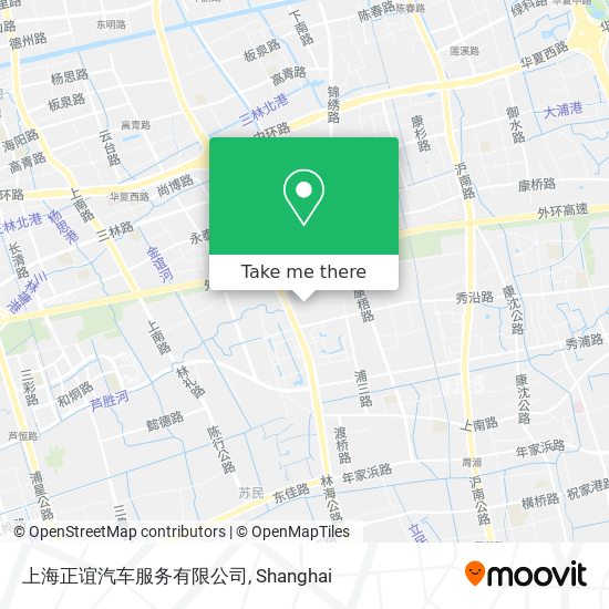 上海正谊汽车服务有限公司 map