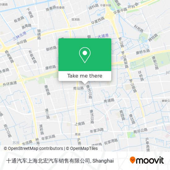 十通汽车上海北宏汽车销售有限公司 map