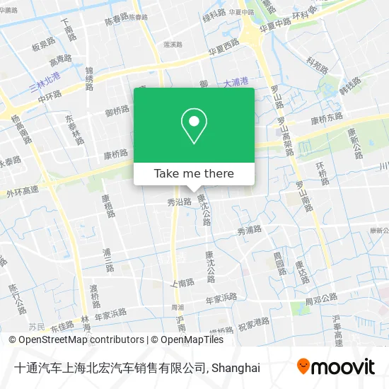 十通汽车上海北宏汽车销售有限公司 map