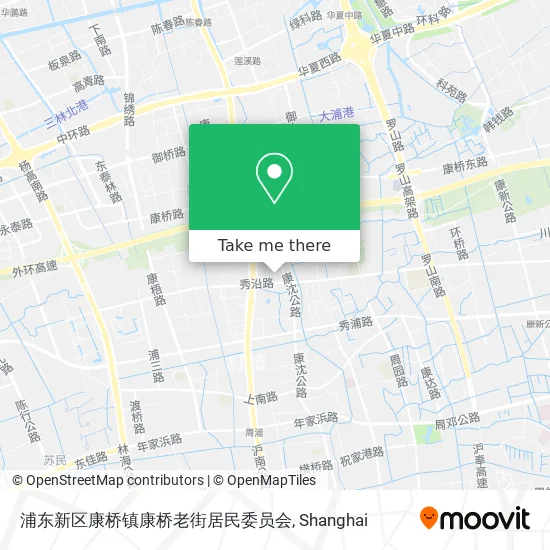 浦东新区康桥镇康桥老街居民委员会 map