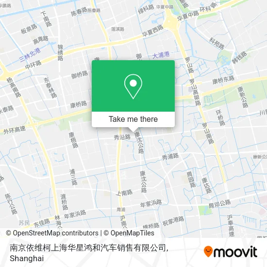 南京依维柯上海华星鸿和汽车销售有限公司 map