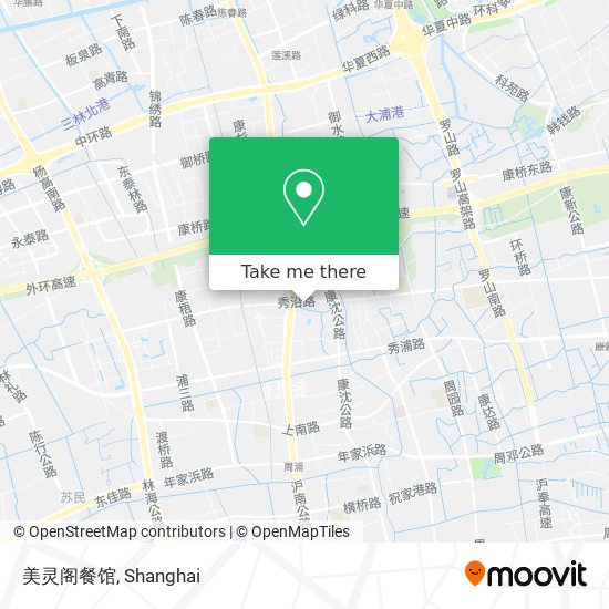 美灵阁餐馆 map