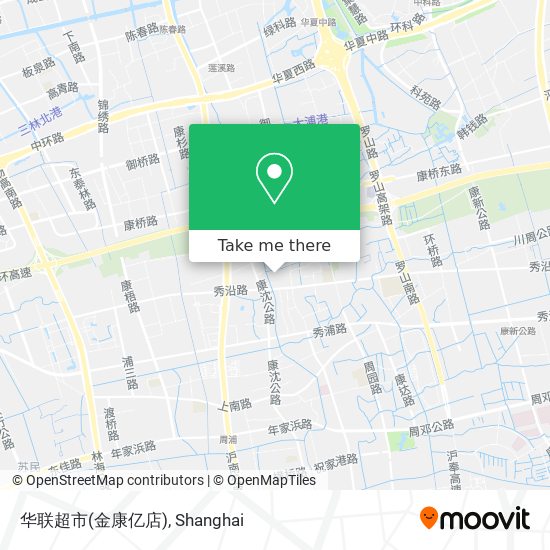 华联超市(金康亿店) map