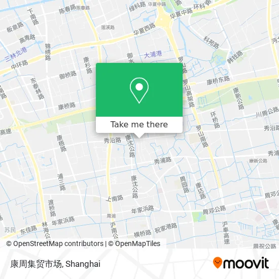 康周集贸市场 map