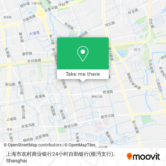 上海市农村商业银行24小时自助银行(横沔支行) map