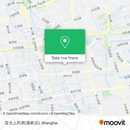雷允上药房(康桥店) map