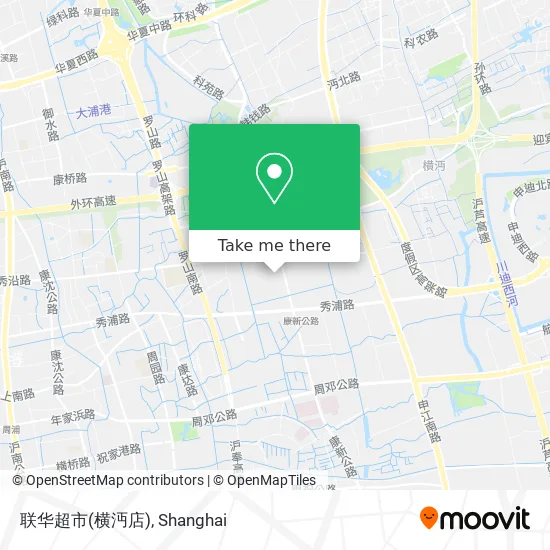 联华超市(横沔店) map