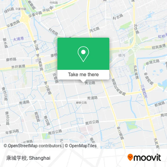 康城学校 map