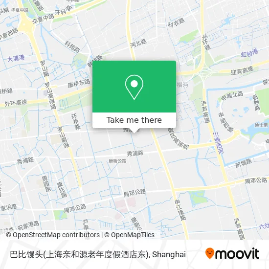 巴比馒头(上海亲和源老年度假酒店东) map