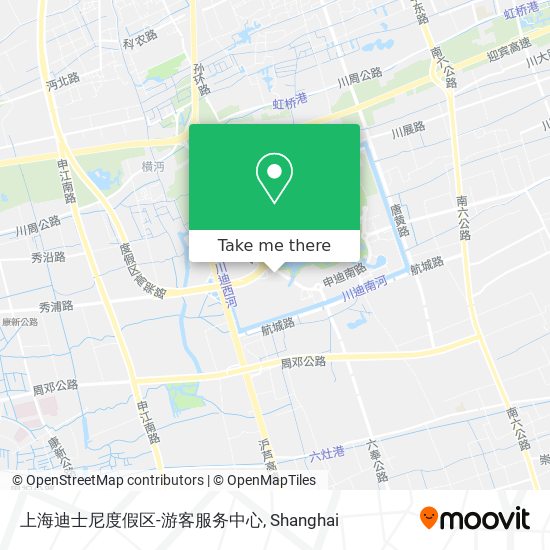 上海迪士尼度假区-游客服务中心 map