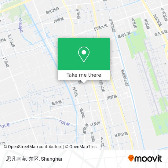 思凡南苑-东区 map