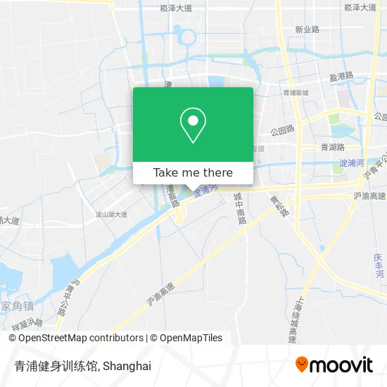 青浦健身训练馆 map