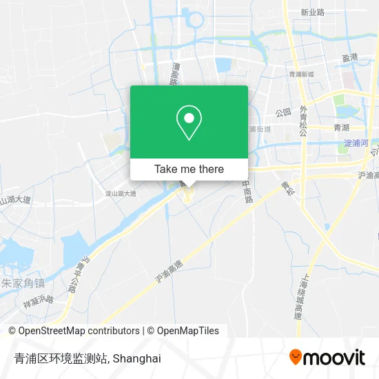青浦区环境监测站 map