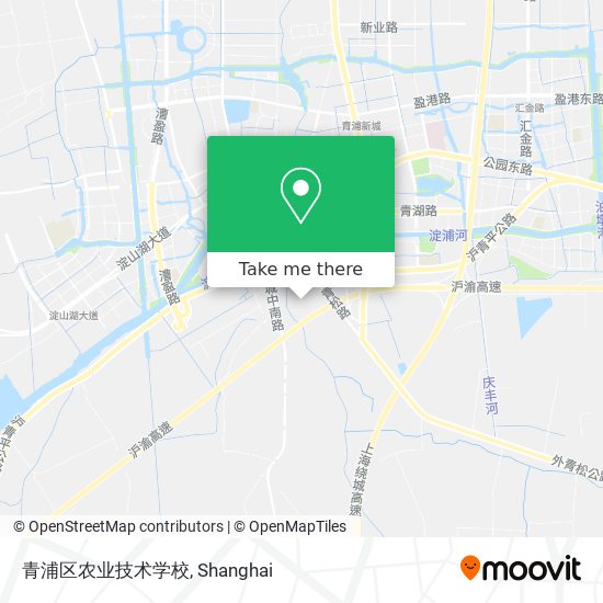 青浦区农业技术学校 map
