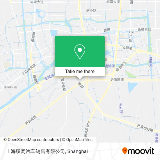 上海联闳汽车销售有限公司 map
