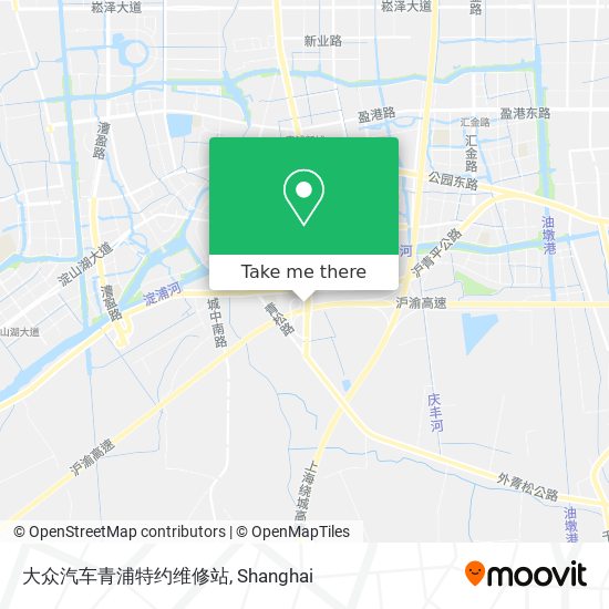 大众汽车青浦特约维修站 map