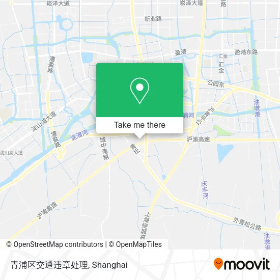 青浦区交通违章处理 map