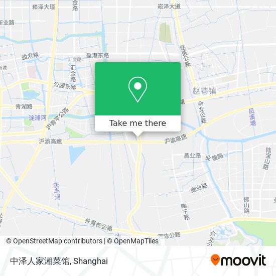 中泽人家湘菜馆 map