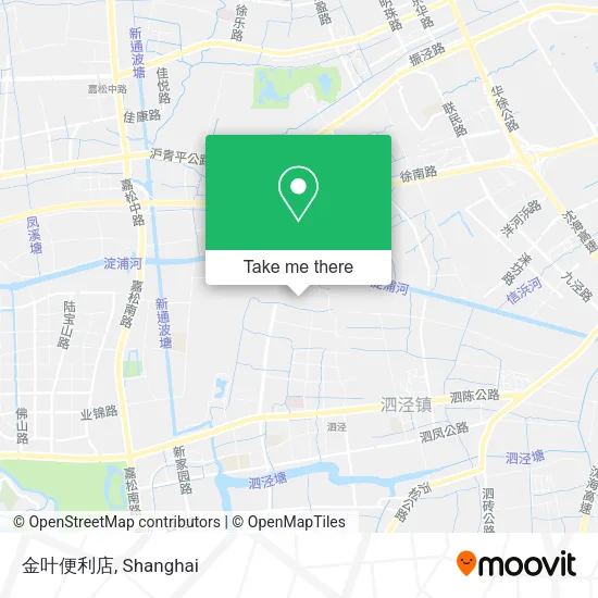 金叶便利店 map