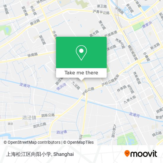 上海松江区向阳小学 map