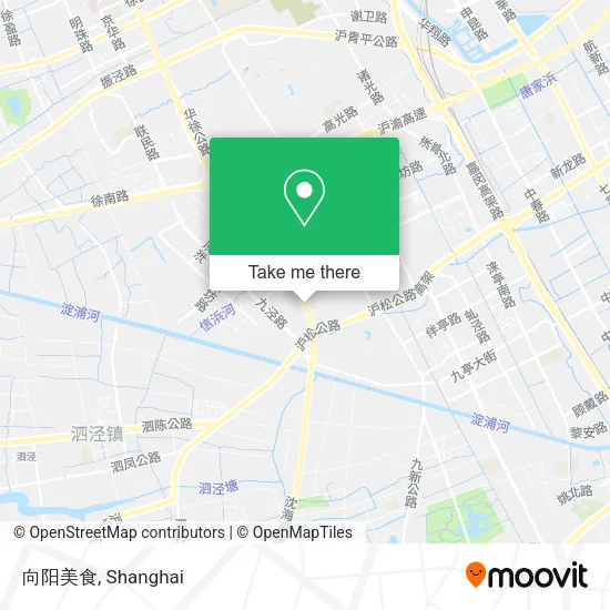 向阳美食 map