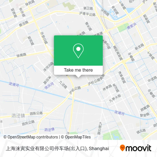 上海涞寅实业有限公司停车场(出入口) map