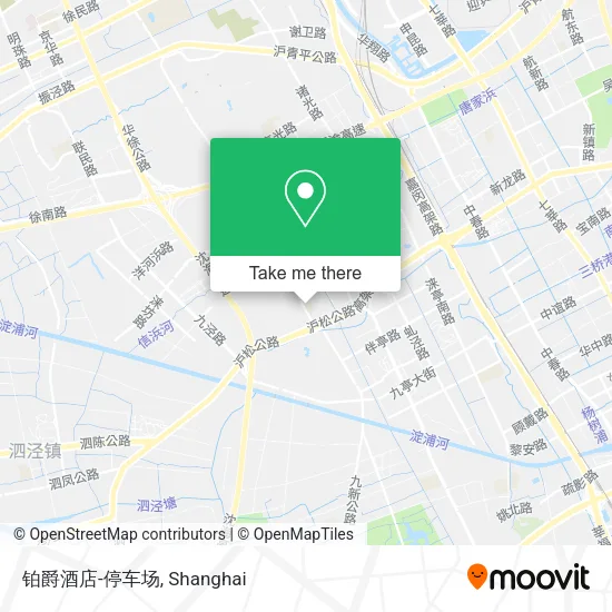 铂爵酒店-停车场 map