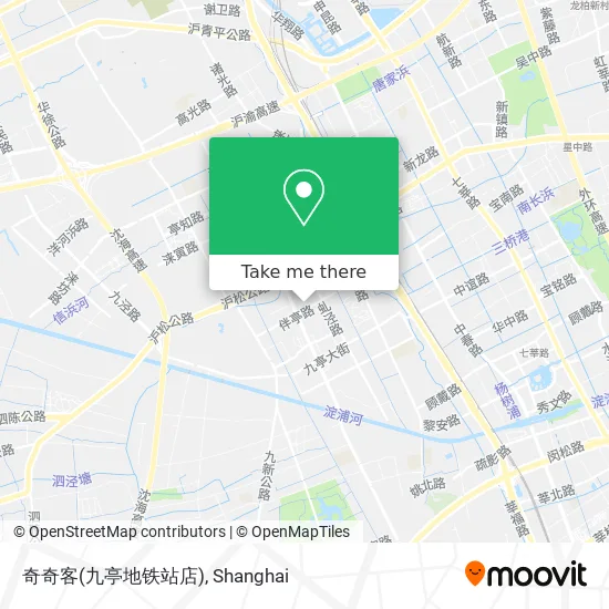 奇奇客(九亭地铁站店) map