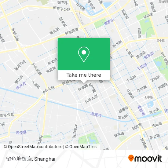 留鱼塘饭店 map