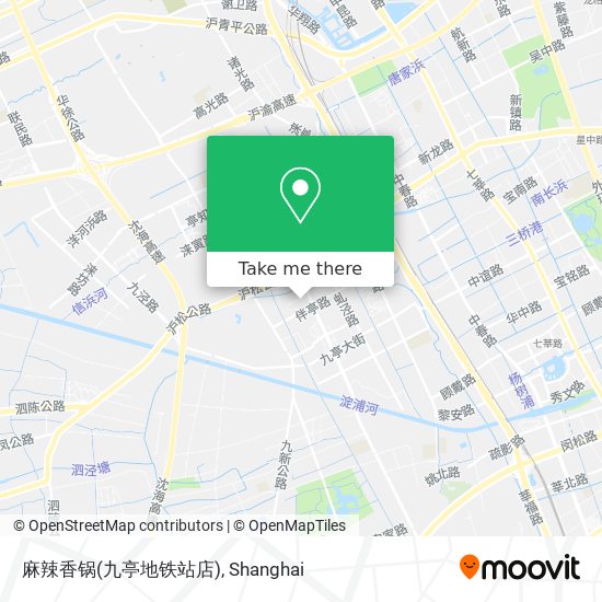 麻辣香锅(九亭地铁站店) map