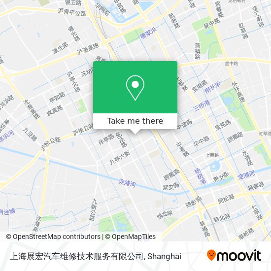上海展宏汽车维修技术服务有限公司 map