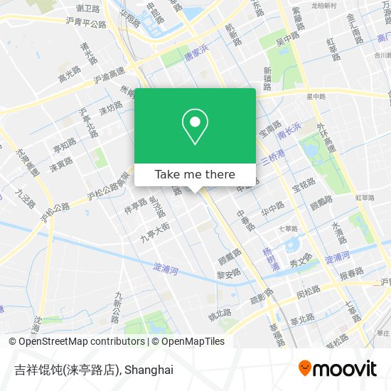 吉祥馄饨(涞亭路店) map