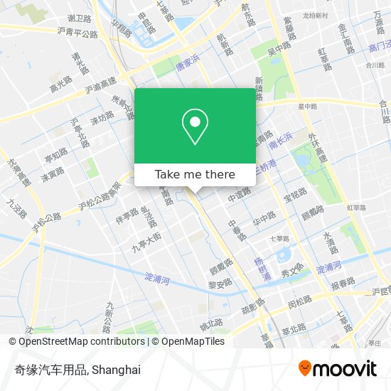 奇缘汽车用品 map