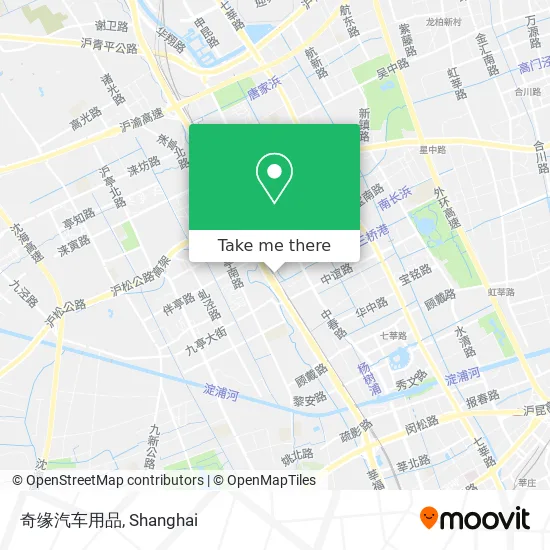 奇缘汽车用品 map