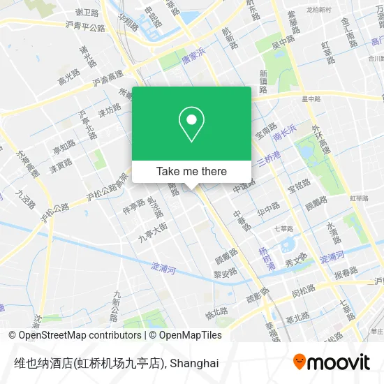 维也纳酒店(虹桥机场九亭店) map