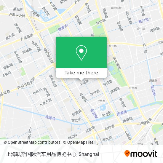 上海凯斯国际汽车用品博览中心 map