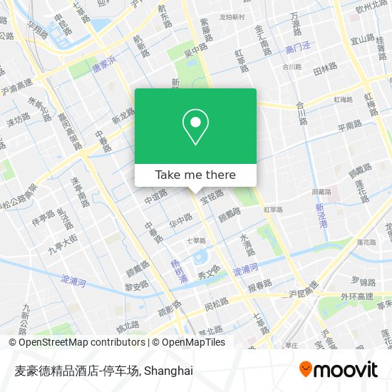 麦豪德精品酒店-停车场 map