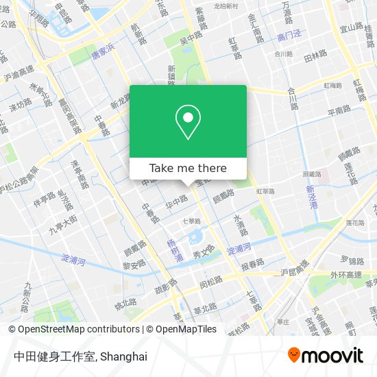中田健身工作室 map